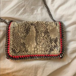 Perfect condition faux snake skin evening Bag